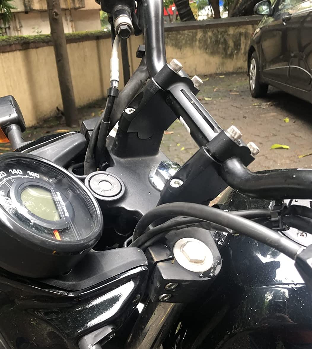 RoadRash Handlebar Riser for Royal Enfield Himalayan Pullback 2 inches