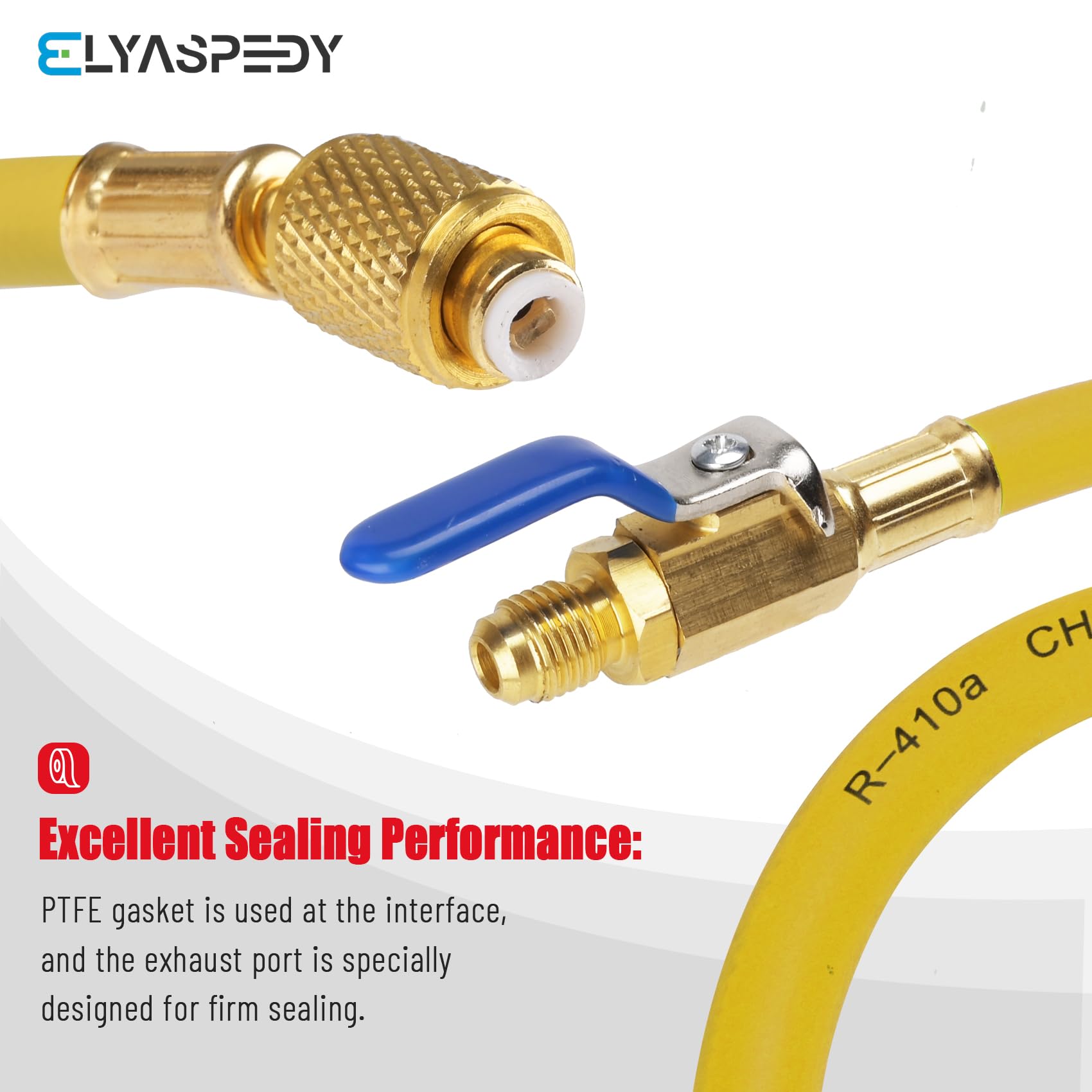 FlexFlow Refrigerant Hoses - 1/4" Adapter -4