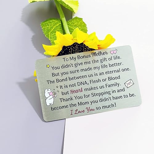 Miniatura 3 de Tarjeta de inserción de cartera para mamá para el día de la madre, regalo de cumpleaños, regalo de Navidad, regalo de Navidad, recordatorio de