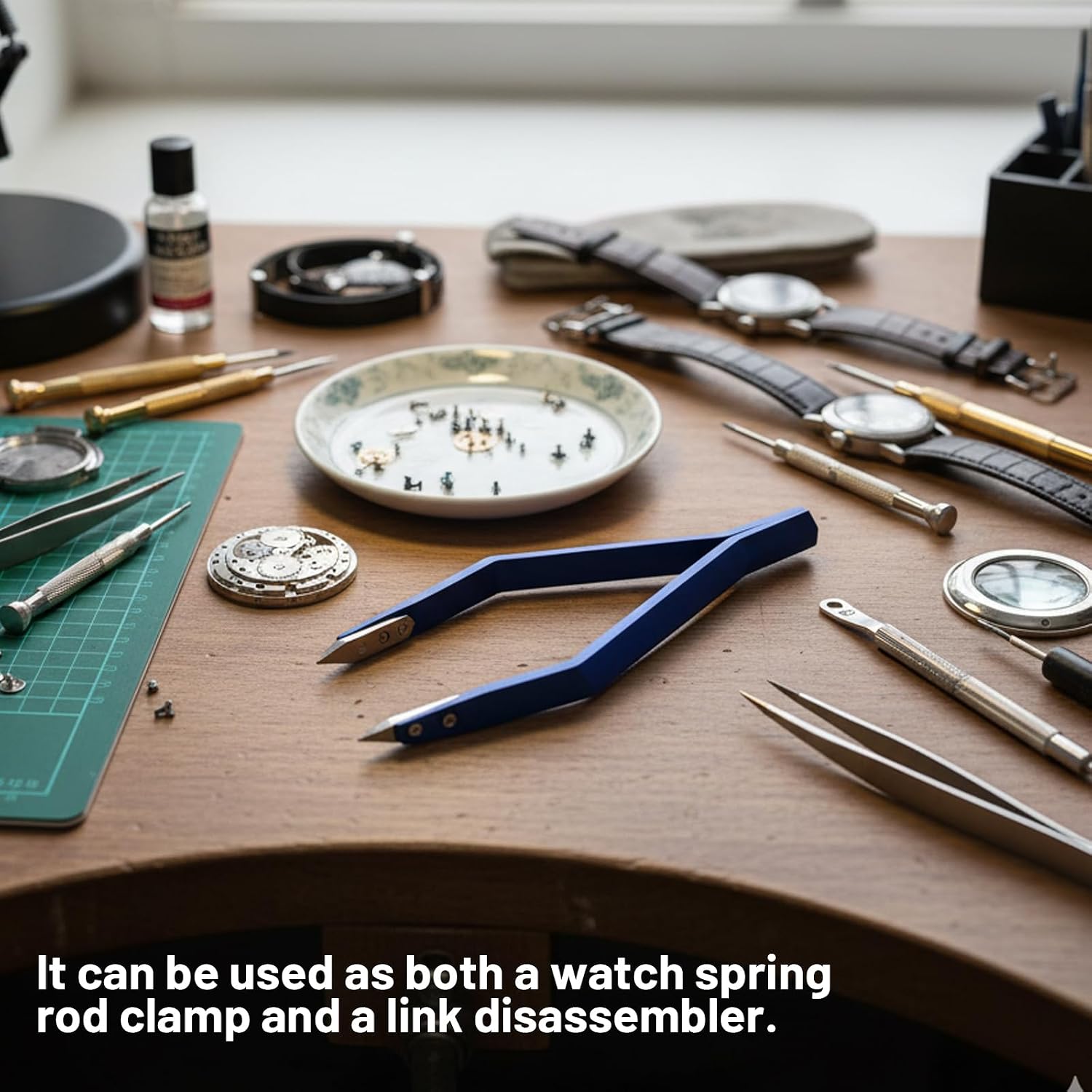 CZFSWT Watch Spring Bar Tool, Watch Spring Bar Tweezers, Watchs Bracelet Link Removal Tool Suitable for Amateur Enthusiasts and Professionals