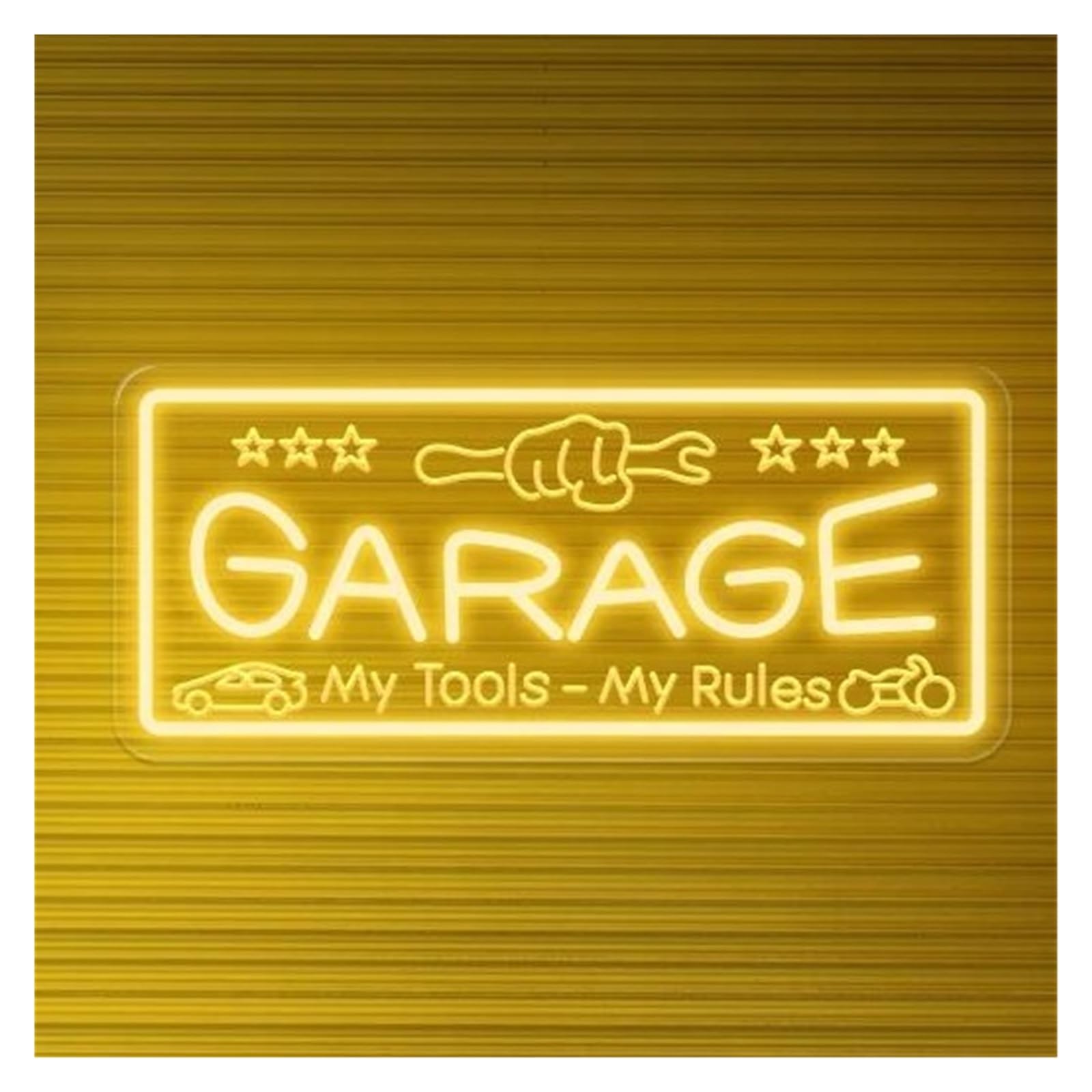 XENITE Luces Art Decoration Christmas Letrero De Neón Garage Para Decoración De Pared Luz LED Para Taller De Reparación De Automóviles Taller De Reparación De Automóviles 40cmx17.8cm