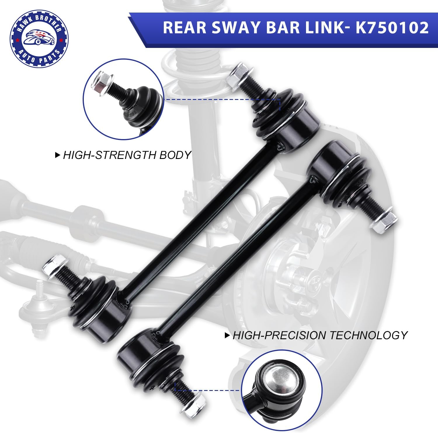 Control Arms, Front Suspension Kit Ball Joint Tie Rod Sway Bar Link Boot Bellows Compatible With Hyundai Elantra 2007-2012 - 14PCS