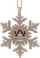 Vista 28 de Adorno navideño de copo de nieve de Alabama Crimson Tide