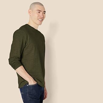 Amazon Essentials Men's Regular-Fit Long-Sleeve T-Shirt