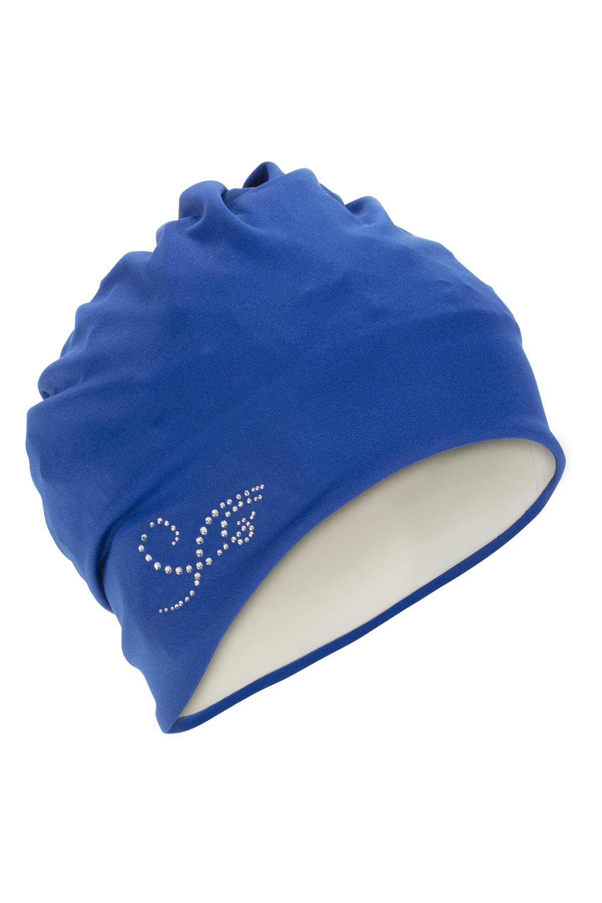 fashy Exclusive Swimming Cap with Rhinestones 3479 53 Blue