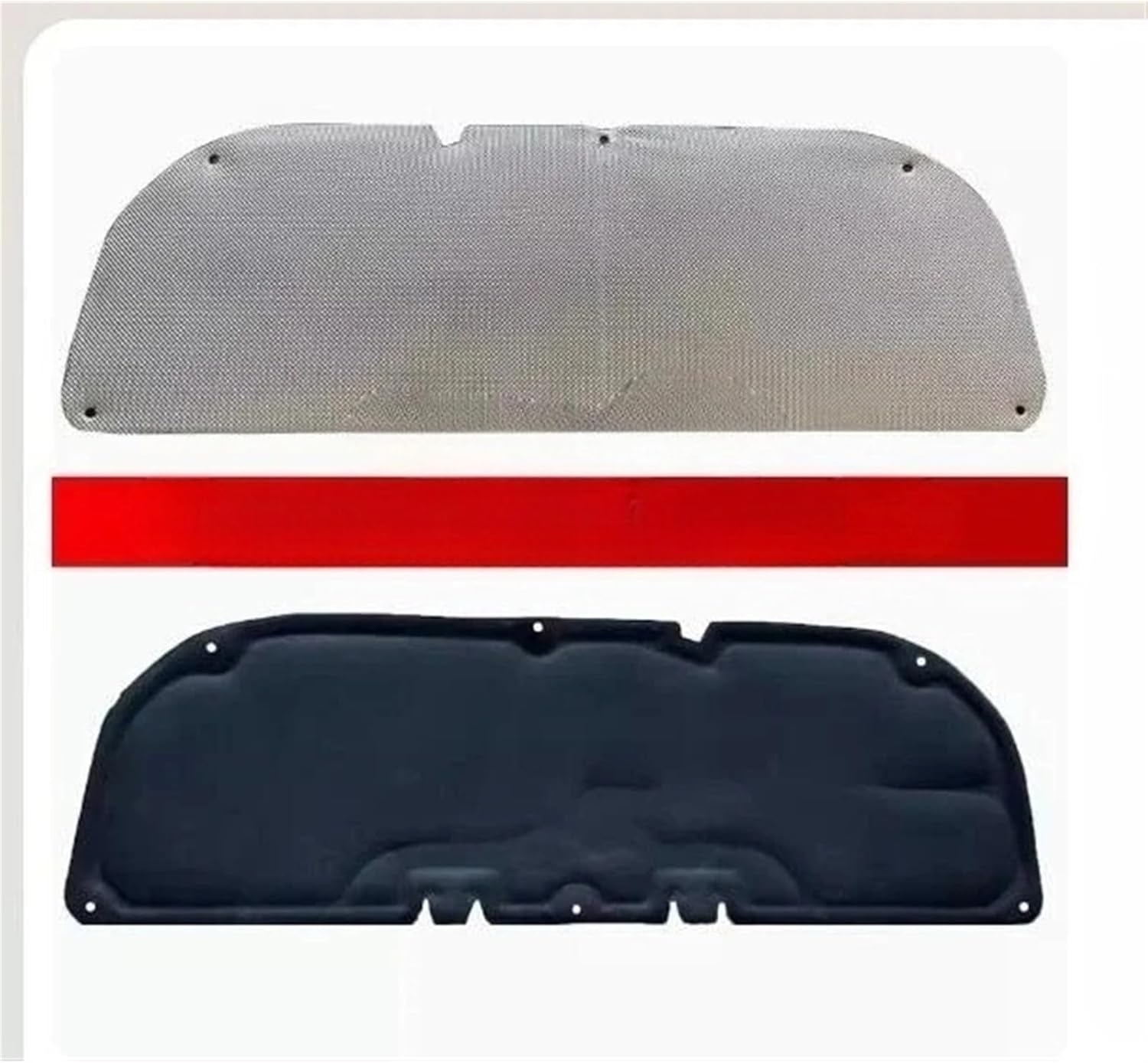 Car Heat Sound Insulation Cotton Front Hood Engine Firewall Mat Pad Cover Noise Deaden Compatible For Toyota RAV4 2019 2020 2021 2023 2024 (Color : SPORT 2 2007-201)