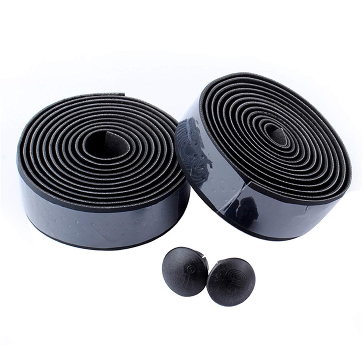 Handlebar Tape Cycling Handlebar Tape EVA Fixing Straps Non-Slip Waterproof Decor Bike(Black)