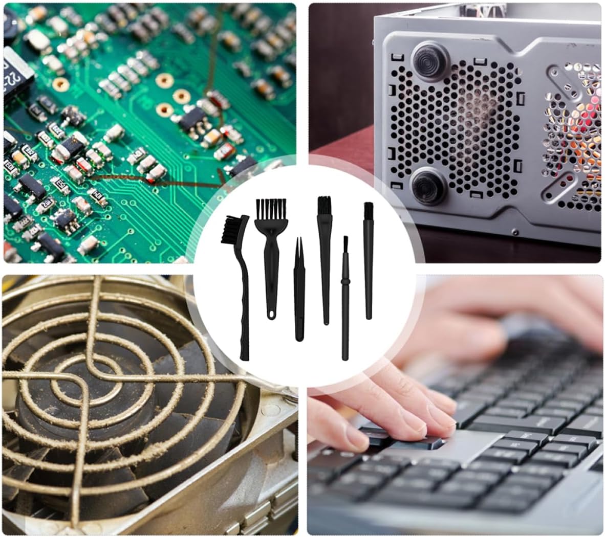 1set -Static Brush for Cleaning PCB and Keyboard Circuit Board Tools High-Temperature Resistance and Electrostatic Discharge Safety for Electronics Maintenance