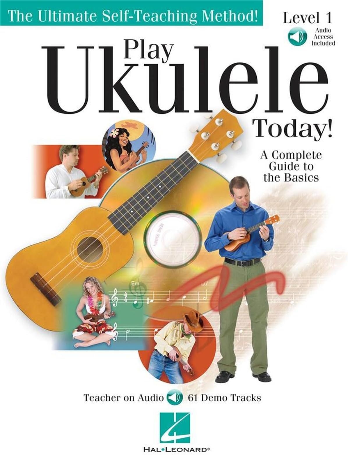 Play Ukulele Today: Level 1 Complete Guide to Basics | Self Teaching Method Songbook | Ukulele Instruction Book for Beginners with Online Audio Lessons and Songs by Barrett Tagliarino