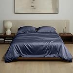 100% Eucalyptus Tencel Duvet Cover Queen, Luxury Cooling Duvet Cover Set 4 Corner Loops, 1 Duvet Cover, 2 Shams, Silky Soft, Lightweight, Oat Milk, 3PC (No Insert)