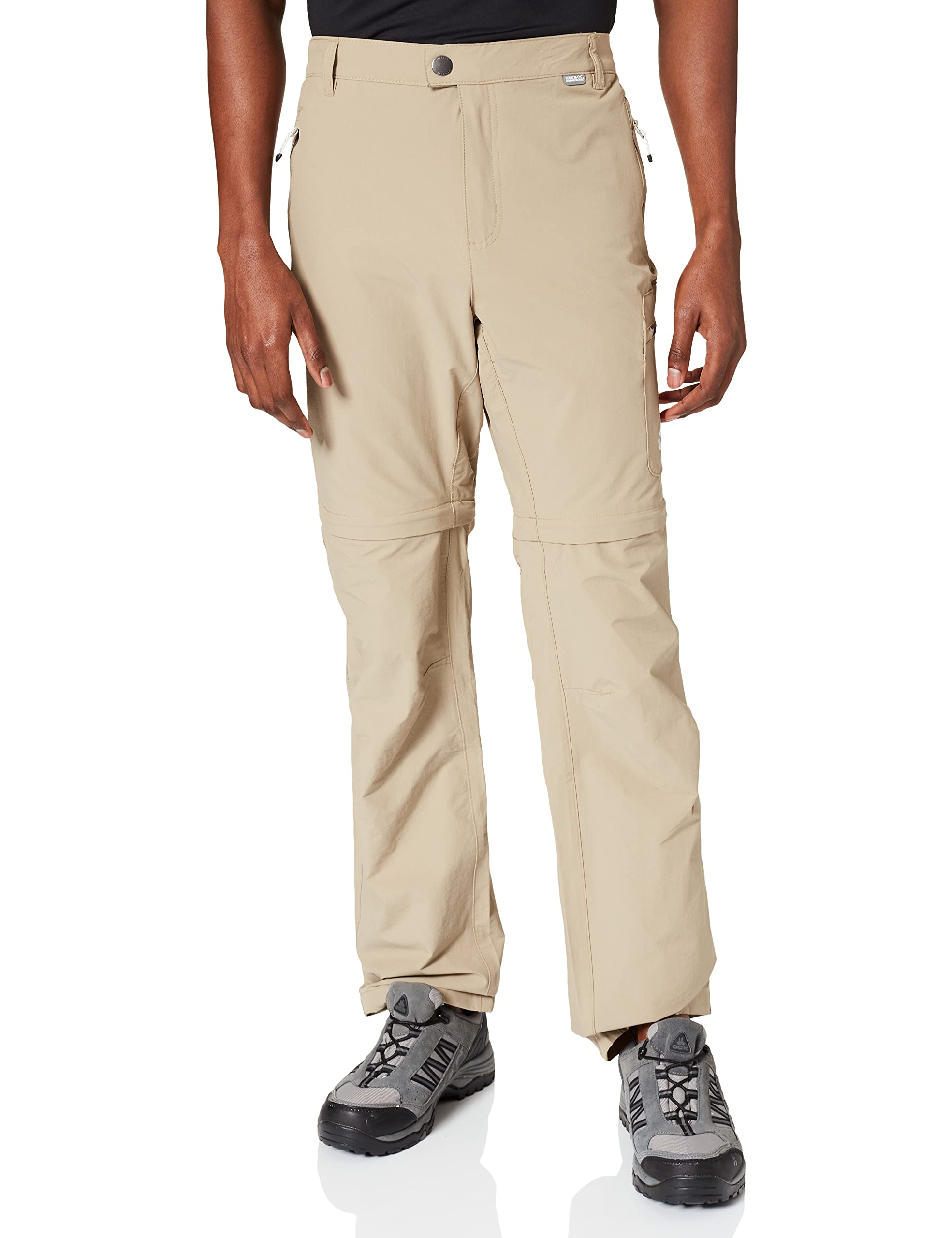Regatta Mens Highton Hiking Pants, Parchment, 34