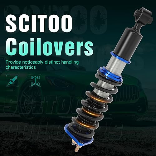 Miniatura 2 de SCITOO Amortiguador ajustable Suspensiones Coilover Kits de puntales de choque Asamblea Amortiguadores puntales aptos para Subaru para Crosstrek