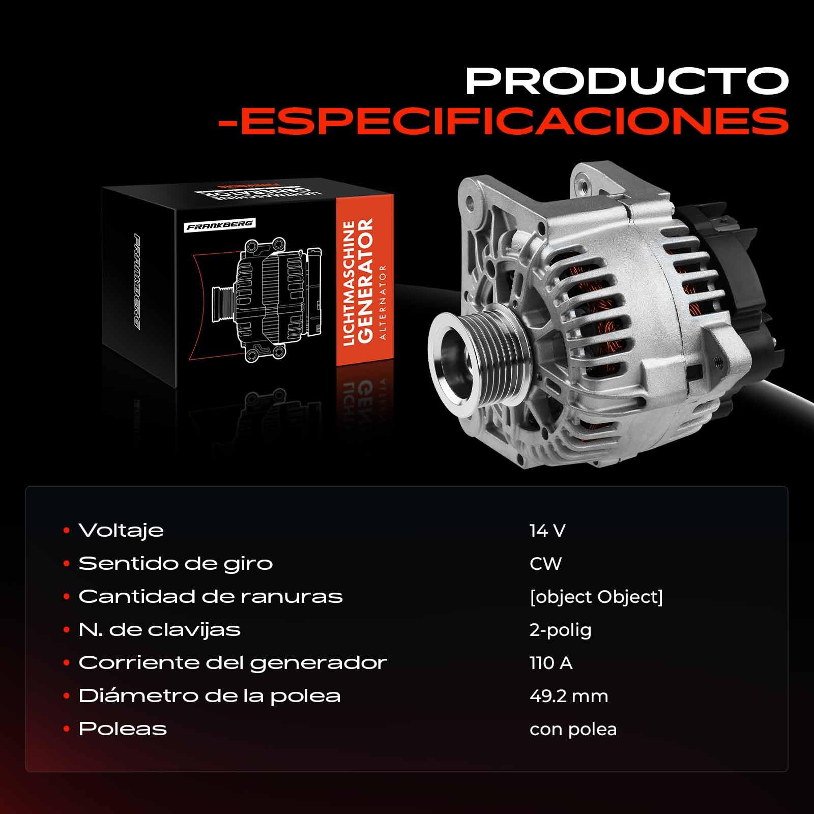 Frankberg generador alternador