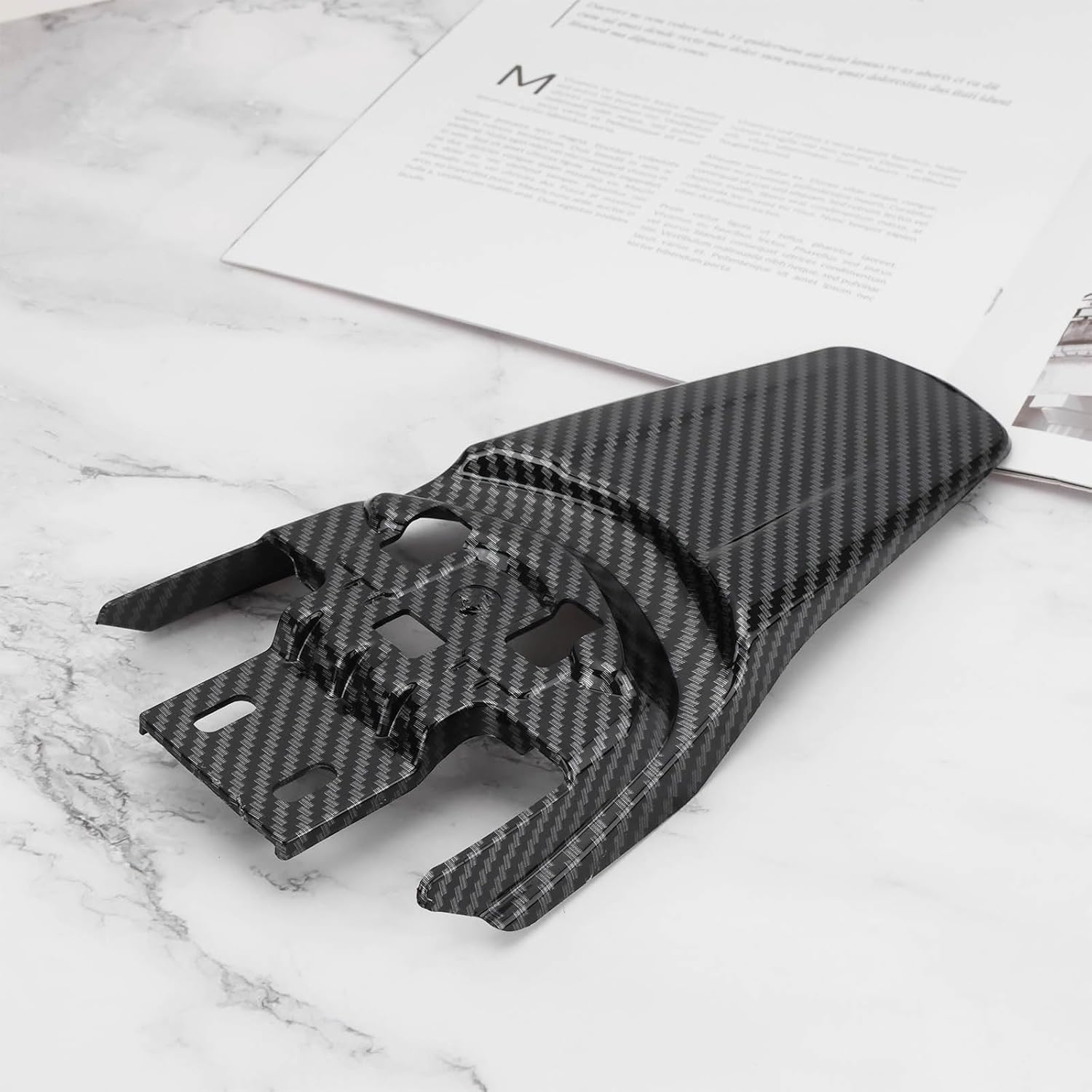 1pc Carbon Fiber Motorcycle Fender Mud Guard Extension Board Compatible with Sur Ron Light Bee X S L13 Compatible with Segway X260 X160