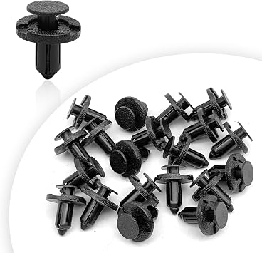 TOPCNOEM 30Pcs Front Bumper Radiator Support Retainer Clips 8mm Hole Compatible with Nissan Altima Leaf Maxima Murano Quest Infiniti FX35 FX45 FX50 M35 Replace 11296-AG000