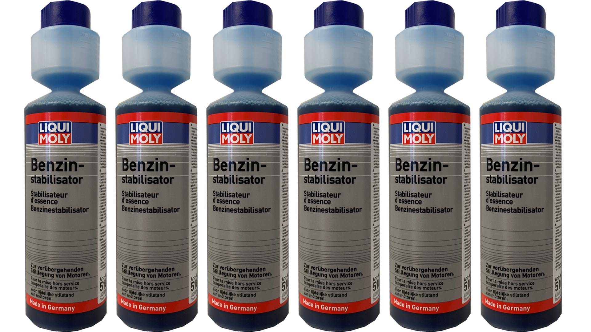 6x LIQUI MOLY 5107 Benzin-Stabilisator Additiv 250ml