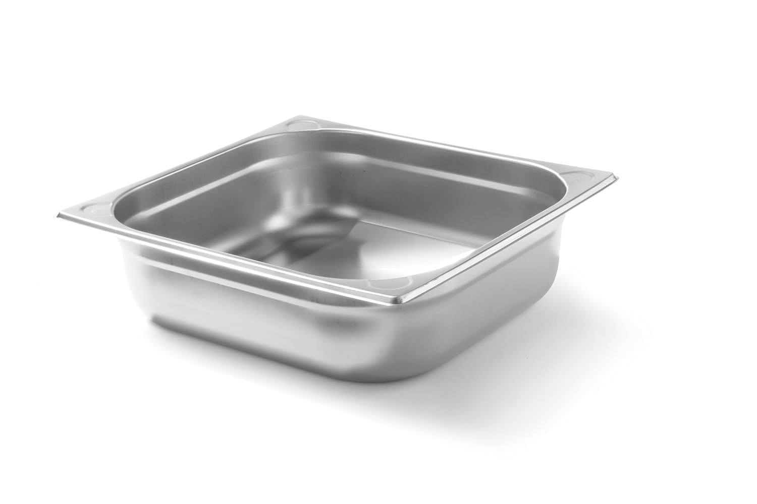 HENDI Gastronorm container 2/3, Kitchen Line, 354x325x(H)100 mm, 7.7 L, Silber, 7,7 Liter