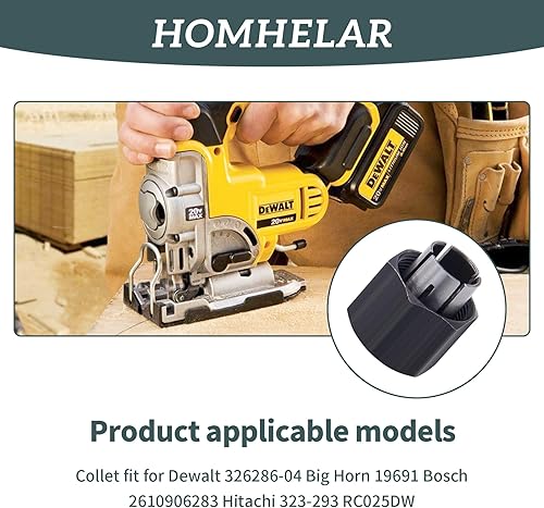 Miniatura 2 de 19691 1/4 "Pinza de enrutador sustituye a Dewalt 326286-04, Bosch 2610906283, Hitachi 323-293