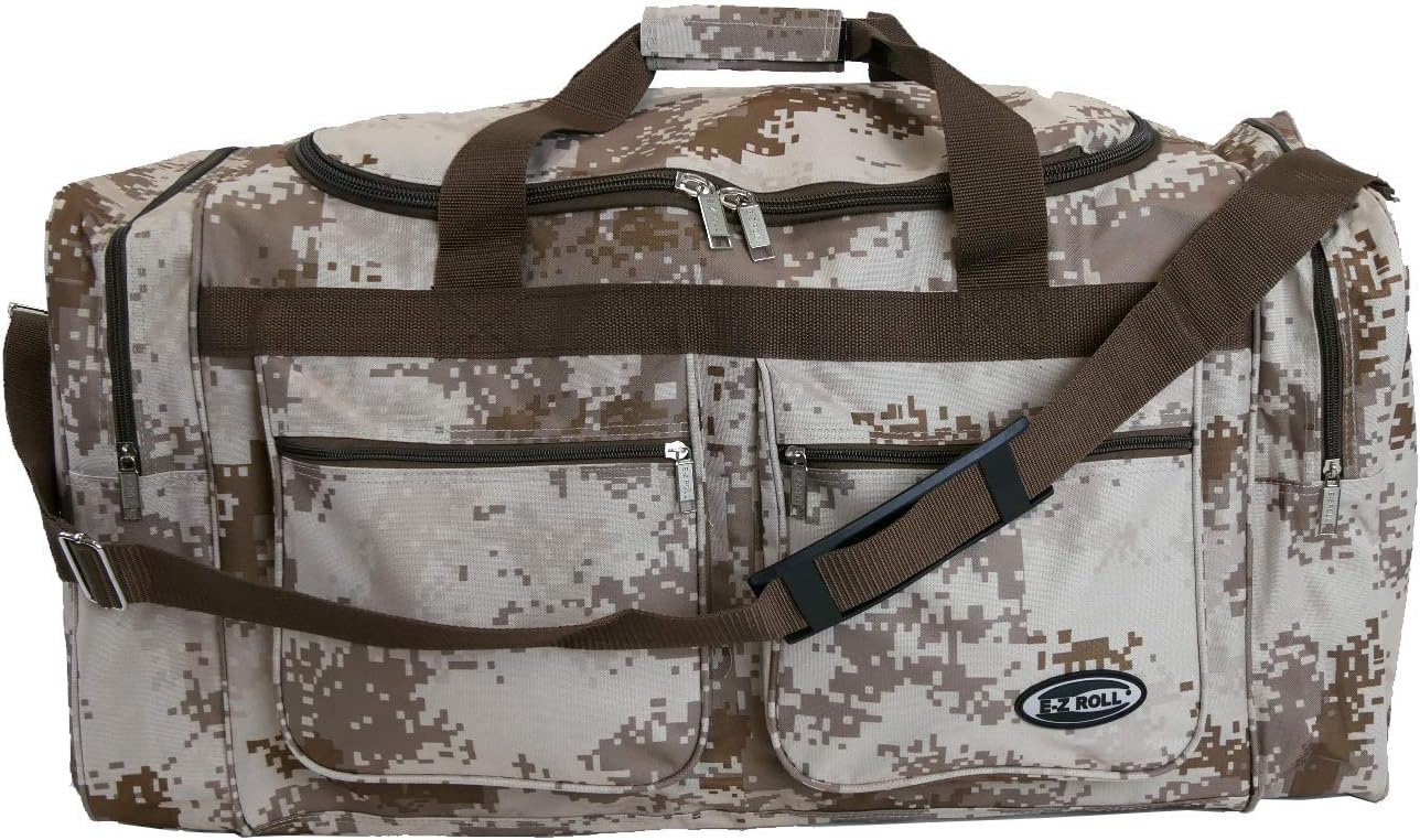 Desert Digital Camouflage Duffle Bag/Outdoor Gear Bag/Travel bag/Sports Bag (Carry-on 20-Inch)