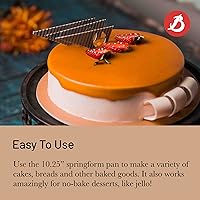 Vista 4 de de Buyer Molde para hornear Springform - 10.25 pulgadas - Perfecto para pasteles, pan y otros productos horneados - Fácil de usar y limpiar