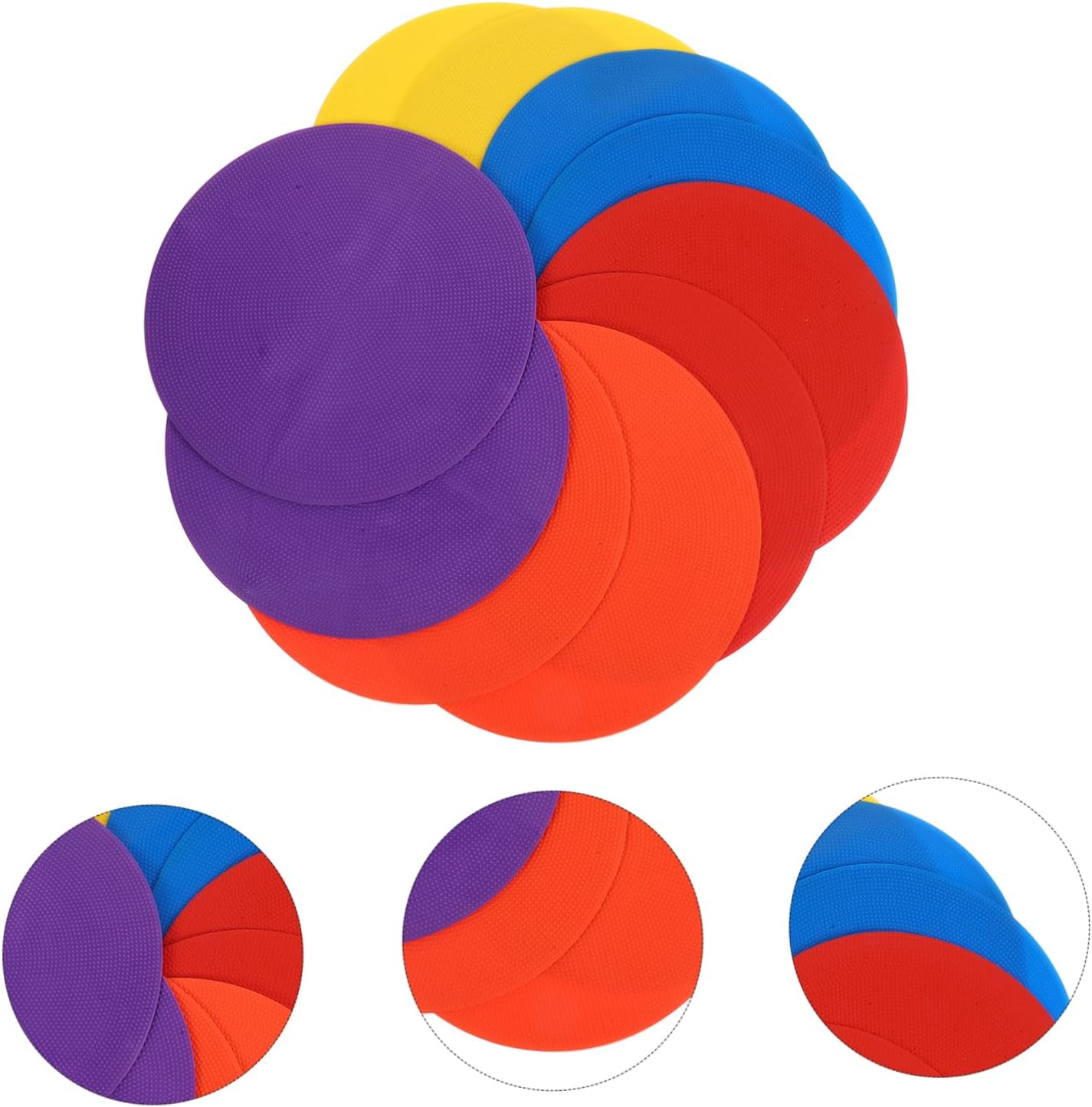 10pcs Soccer Training Markers Slip Sign Discs for Basketball Football Field