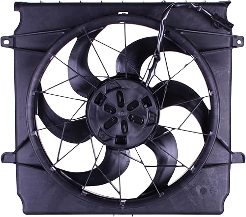 Vista 560 de Conjunto de ventilador de refrigeración del radiador del motor para Mini Cooper/Cooper S R57 09-15 / R58/R59 12-15 / Clubman R55 08-14