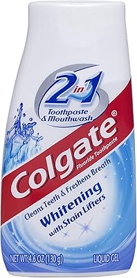 Colgate 2-in-1 Whitening With Stain Lifters Toothpaste 4.60 oz (Pack of 5)