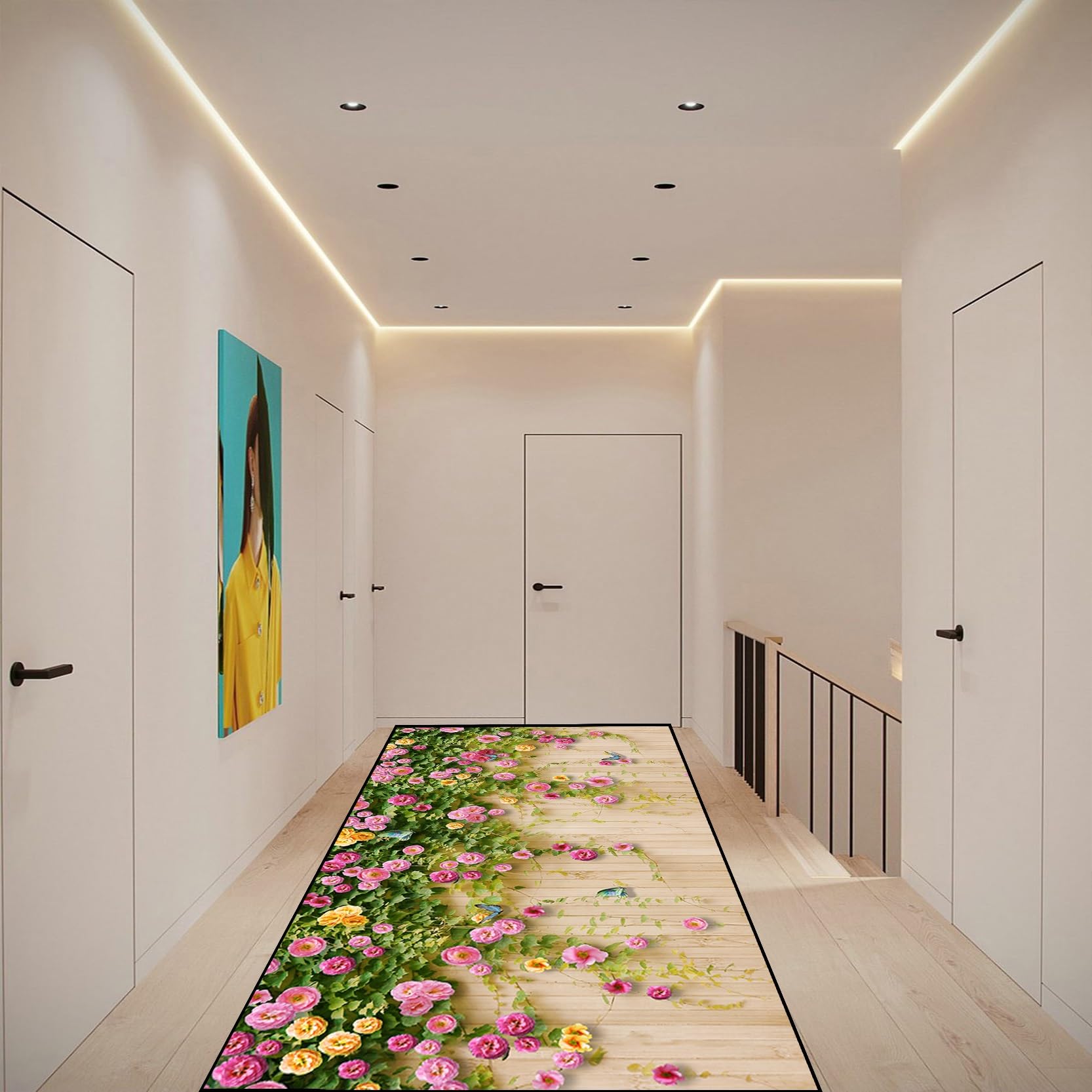 Tapis de bain 50x280 cm antidérapant et durable pour une sécurité maximale en cuisine et salon