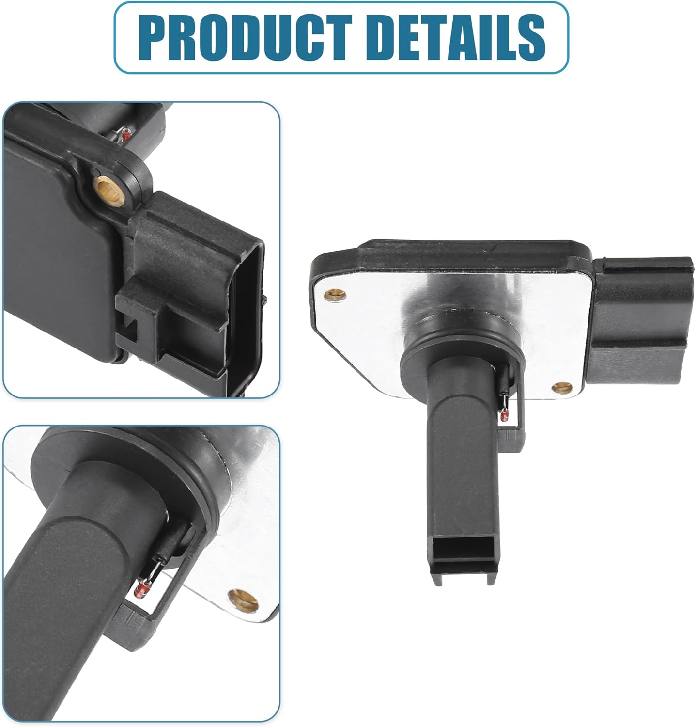 uxcell 1pcs Car Mass Air Flow Sensor Replacement Black for Ford Expedition 1999-2002