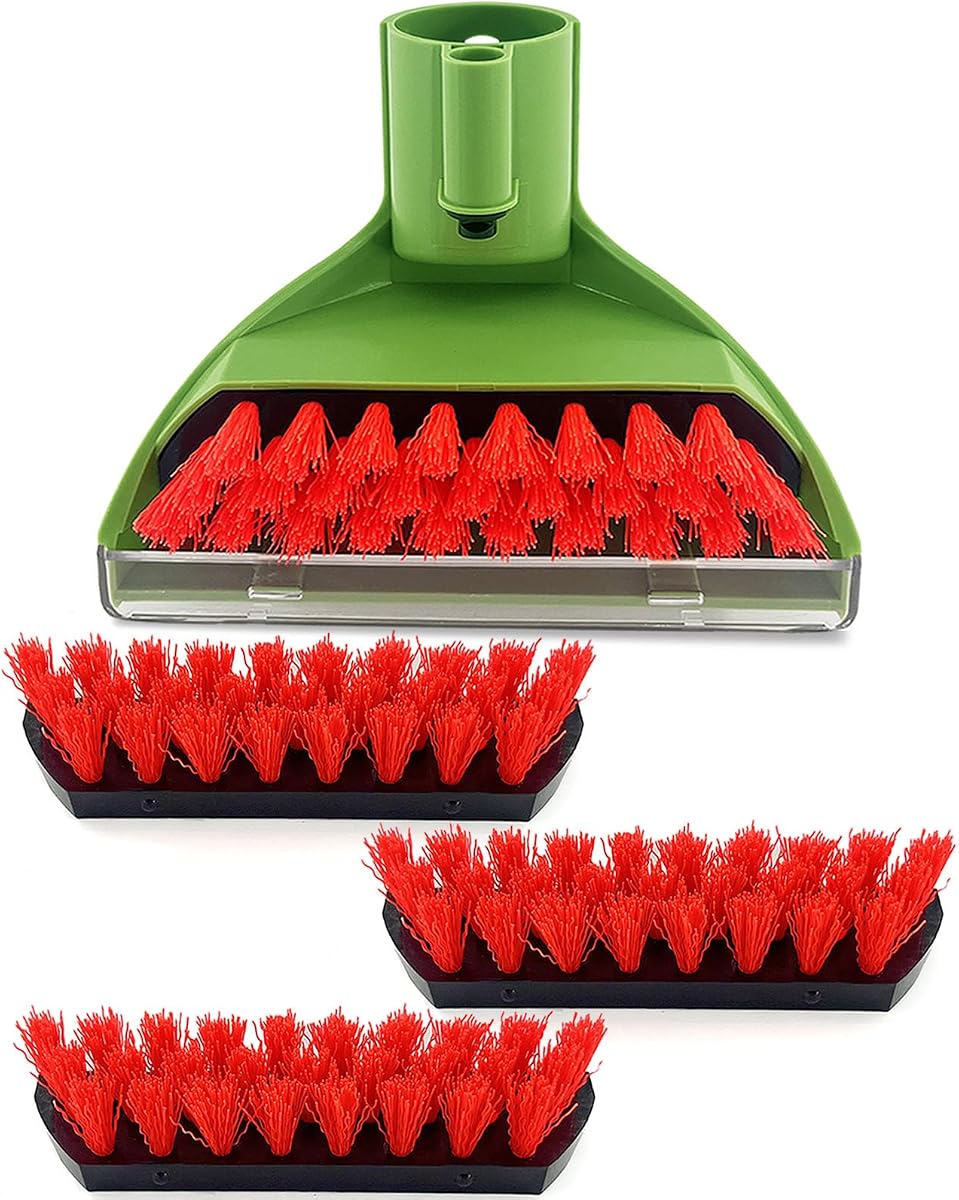 Upgraded 1400B Little Green 5.3" Detachable Tough Stain Brush Tool Replacement for Bissell Little-Green Upright &Portable Carpet Cleaners for 1400B 4075 3860 1425 2458 3194 3353 Series,1+3 Brush,Green