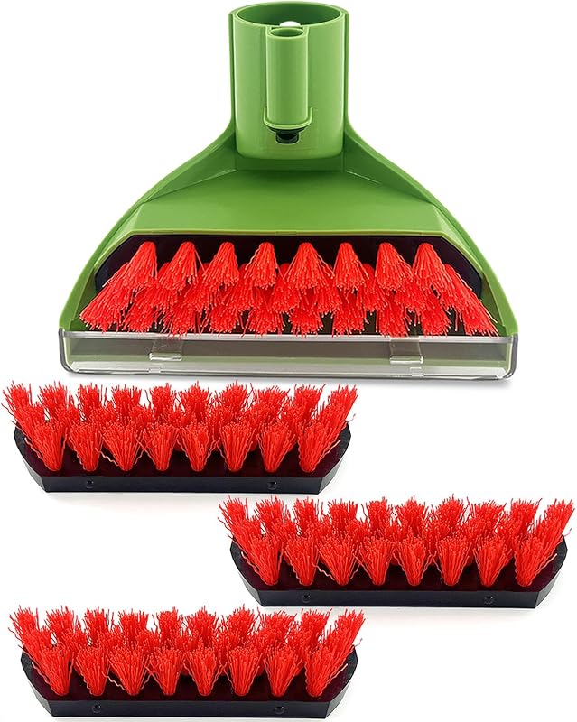 Upgraded 1400B Little Green 5.3" Detachable Tough Stain Brush Tool Replacement for Bissell Little-Green Upright &Portable Carpet Cleaners for 1400B 4075 3860 1425 2458 3194 3353 Series,1+3 Brush,Green