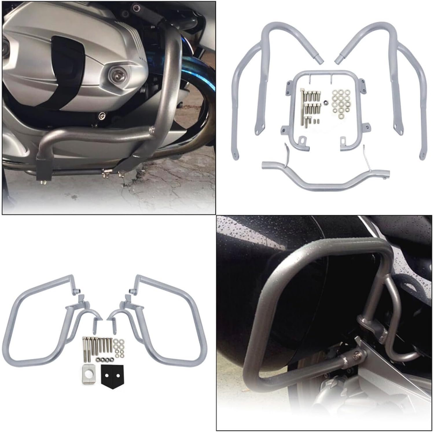 Motorcycle Engine Guard Highway Crash Bar Front & Rear For BMW R1200RT 2005-2013