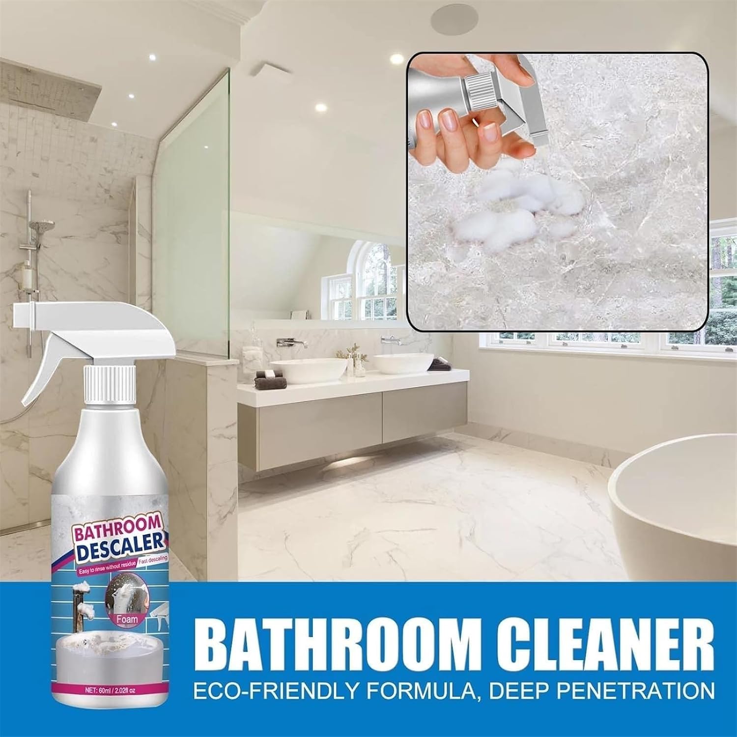 Foam Cleaner, Cleaner, Bathroom Descaler Foam Cleaner, Stubborn Stains Cleaner, Bathroom Descaler Stubborn Stains Cleaner(3pcs)