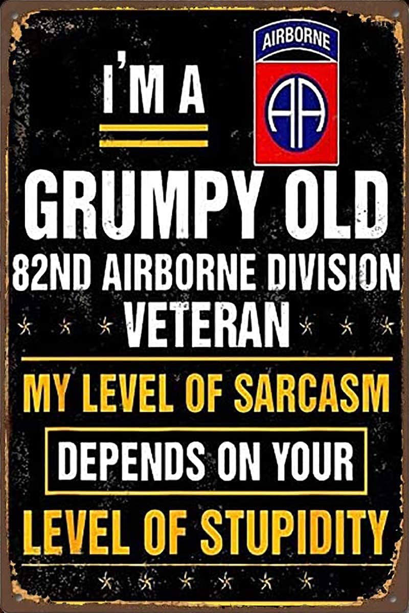Vintage US Soldier Tin Sign All My Life I Have Lived By A Code Happy Veteran Day Metal Poster Retro Plaque Wall Decor Gift For Garden Men Cave Garage Classroom Library Living Room School 16x24 Inch