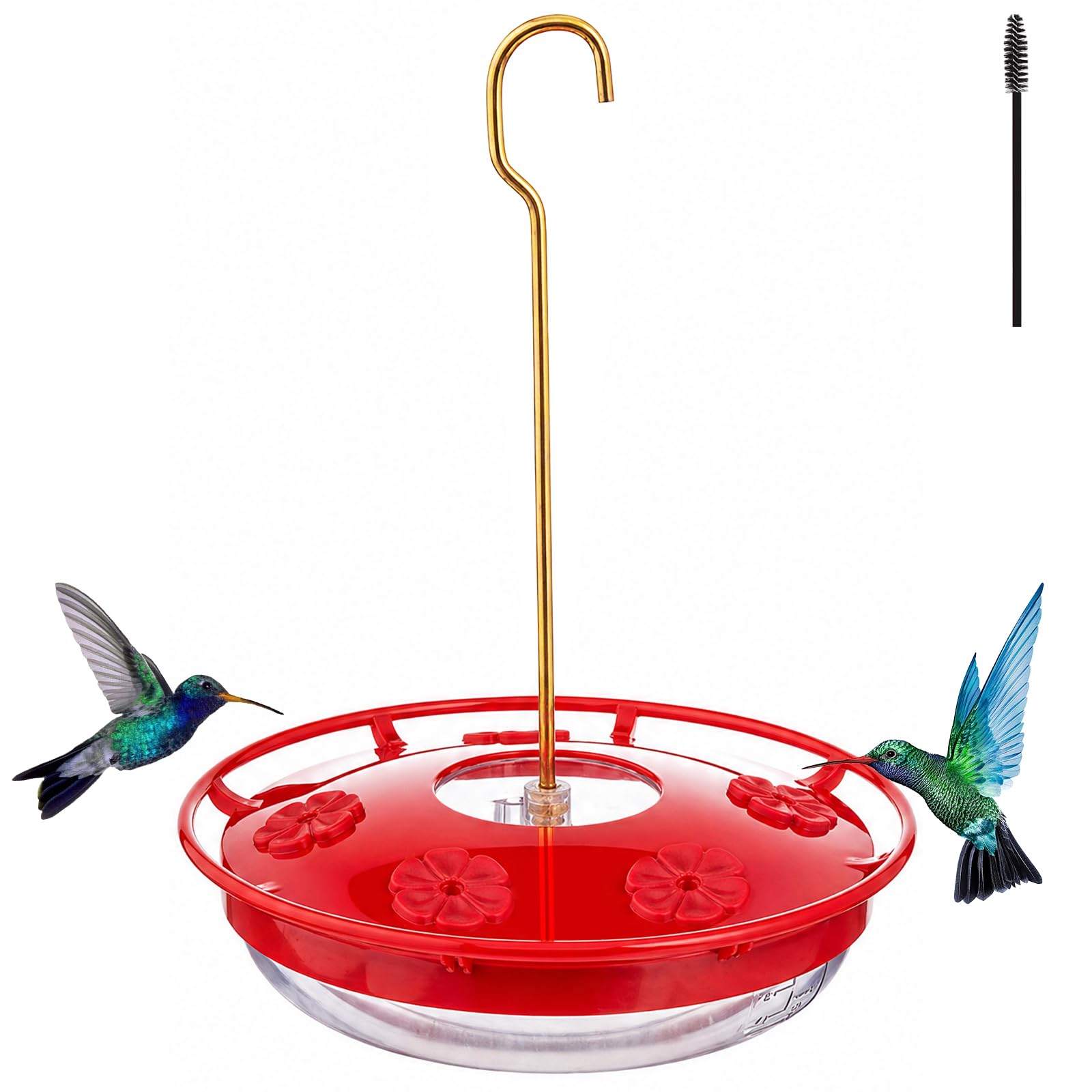 Photo 1 of FEED GARDEN Hummingbird Feeder - 16oz Dish Style, Red