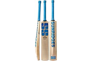 Cricket Premium SS Bat - Crafted from Kashmir Willow with Leather Ball