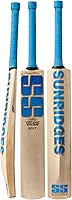 SS Vintage Kashmir Willow Cricket Bat - Adult Size Short Handle Tennis Ball Optimized Thick Edges 1280g