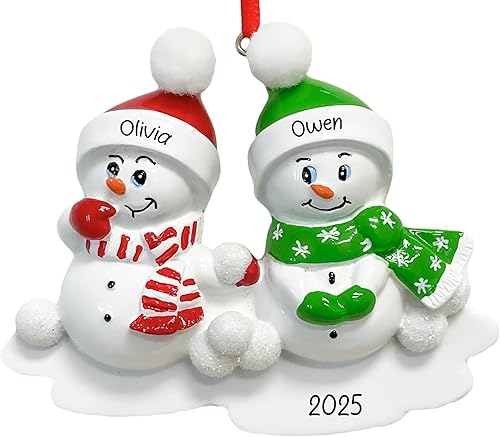 Miniatura 6 de Adorno personalizado de nuestra primera Navidad juntos 2023  Decoración personalizada para árbol de Navidad de pareja de gnomos  Nombre