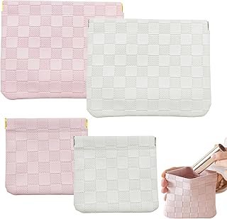 Arvintas Juego de 4 bolsas de maquillaje pequ...