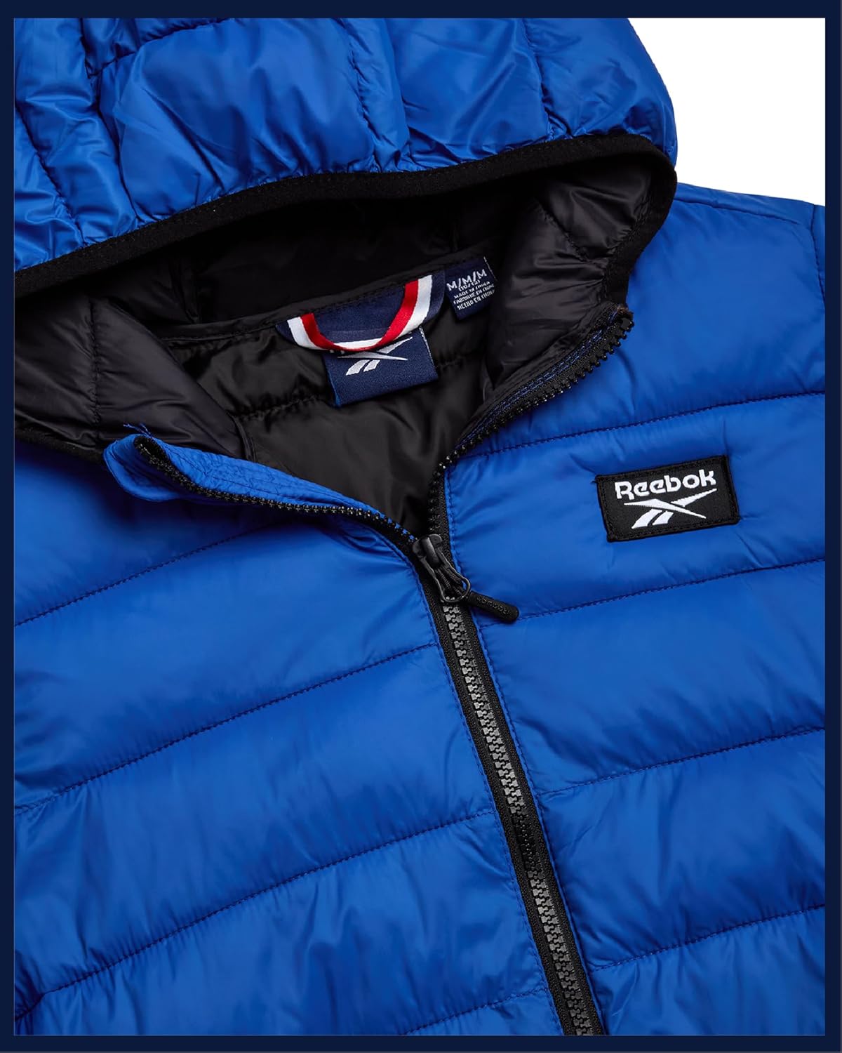 Reebok Boys Winter Coat - Lightweight Insulated Puffer Jacket - Wind & Water Resistant Quilted Hooded Winter Jacket for Boys - Image 6