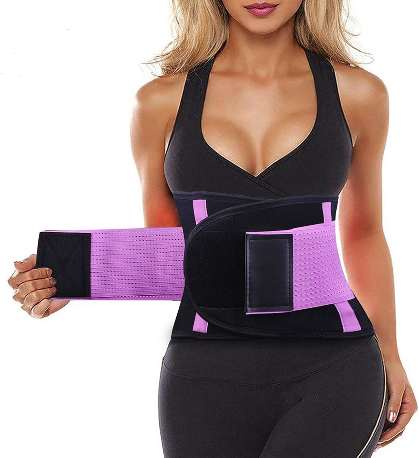 Buy Sihohan Waist Trainer Belt Back Brace Cincher Trimmer Sports Slimming Body Shaper Band With Dual Adjustable Belly For Fitness Workout Unisex Online In Turkey B07dn8rjm2