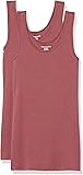Amazon Essentials Women's Slim-Fit Vest, Pack of 2, Plum, M - 1