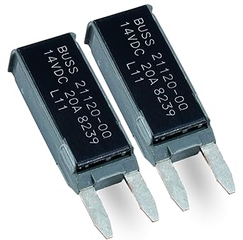 Eaton Bussmann 20 AMP Circuit Breaker for Polaris Ranger RZR Sportsman Slingshot OEM, 2014-17 4011372 Pack of 2