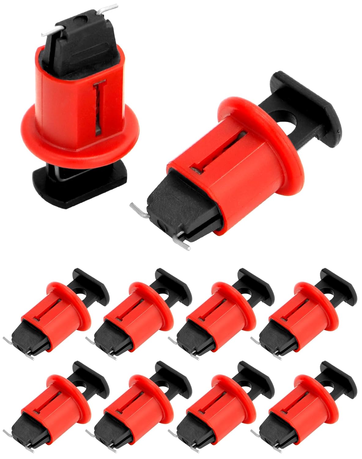 QWORK Circuit Breaker Lockout Device, 10 pcs Loto Device for Electrical Lockout, Pin Out Standard, Miniature Breaker Lock