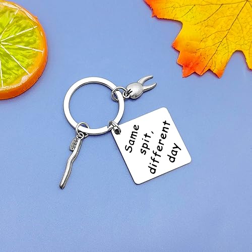 Miniatura 6 de Regalos para higienista dental futuro, regalo para asistente dental, regalos de dentista, joyería para dentistas, llavero divertido para dentista,