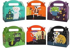 CCINEE 36pcs Halloween Paper Bag Fun Halloween Party Favor Boxes for Kids...