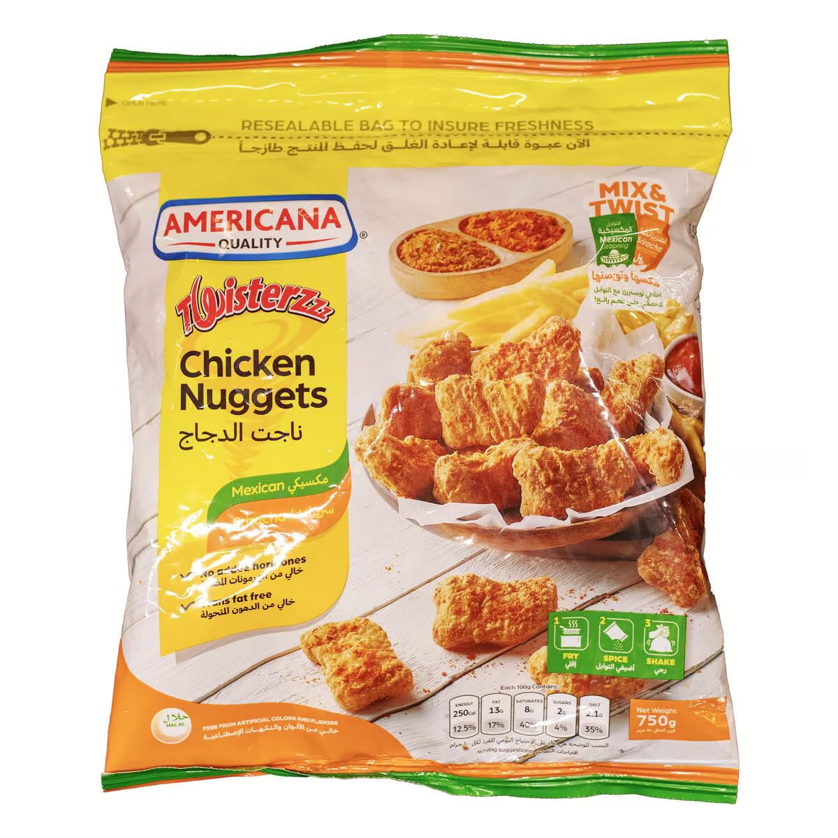 Americana Twisterzzz Chicken Nuggets 750g