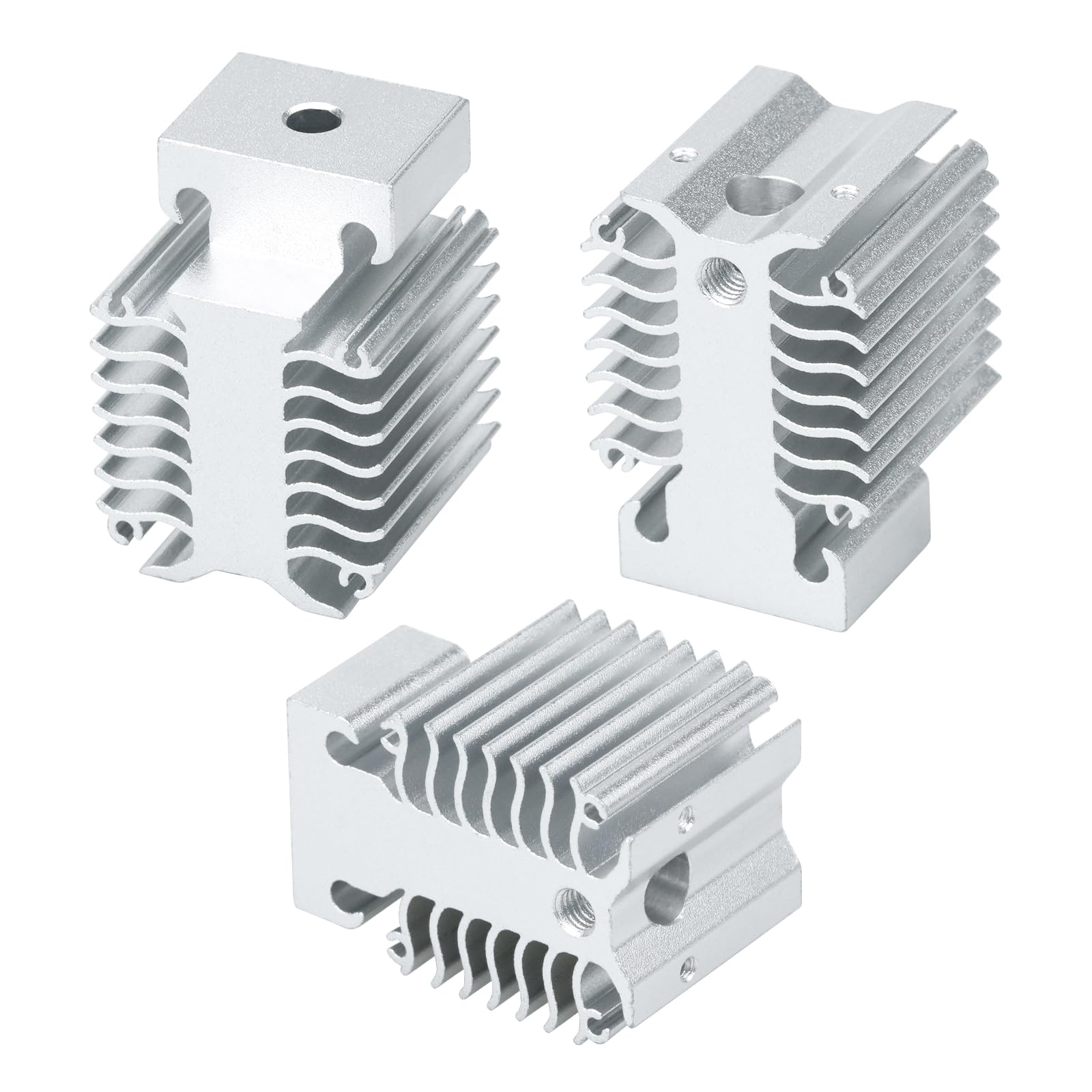 Snapklik.com : 3D Printer Heat Dissipation Block, Ender 3 V3 Silver ...