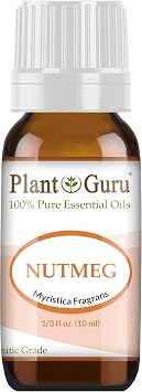 Nutmeg Essential Oil 10 ml 100% Pure Undiluted Therapeutic Grade.