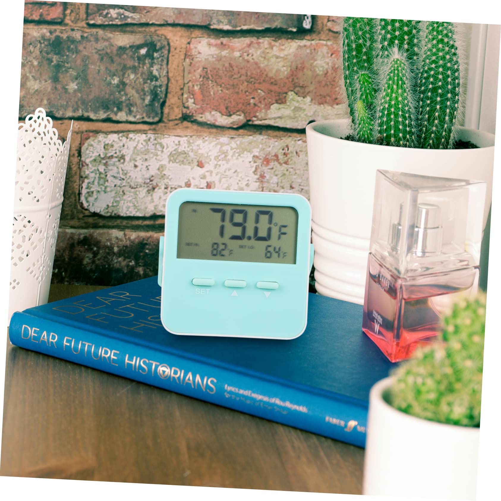 HANABASS 3stücke Thermometer Digitales Display Temperaturmessgerät Mit Alarmfunktion Magnetisch Für Kühlschrank Und Gefrierschrank Messbereich Bis Einfache Ablesbarkeit Kompakt Und